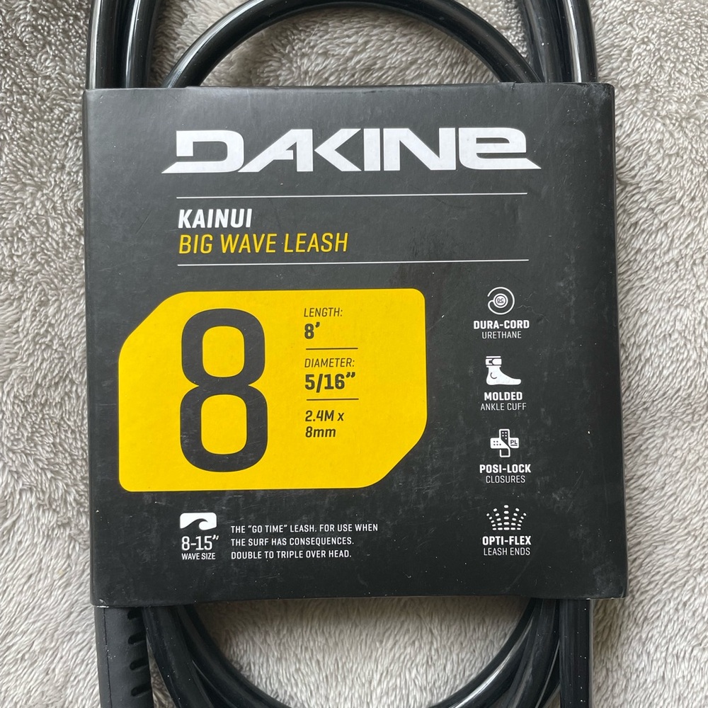 8 ft Big Wave Leash - New